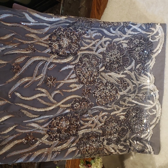 Nwt JS Collections Women's Lyra Flutter Cocktail Dress size 12 - Picture 9 of 13